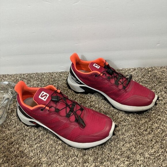 Salomon Trail Running Shoes Men's 9.5 Super Cross Contagrip Aggressive Outsole - Picture 9 of 10